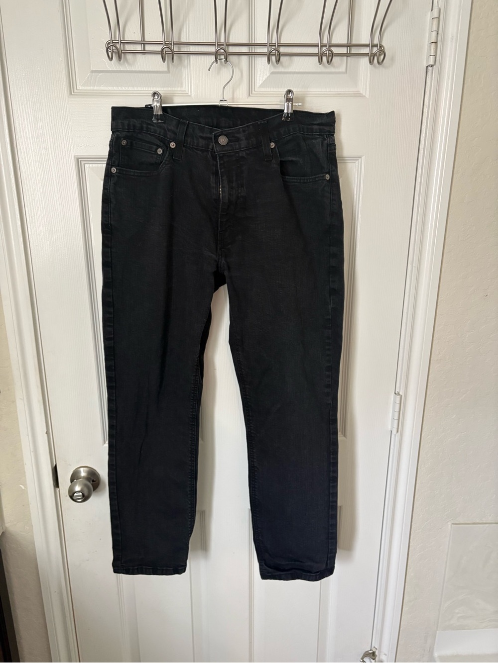 Levi's Men's Black Straight-Leg Jeans 33x30